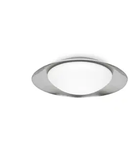 LED stropní svítidla FARO SIDE 390 stropní svítidlo, bílá/nikl, 15W