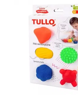 Hračky TULLO - Tullo Senzorická sada 5ks tvary