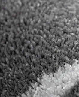 Koberce a koberečky Dywany Lusczow Kusový koberec SKETCH DECLAN šedý / bílý - Hvězda, velikost 180x270