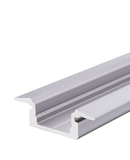 Profily Light Impressions Reprofil T-profil plochý ET-01-10 stříbrná mat elox 4000 mm 975029