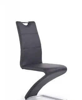 Židle HALMAR Jídelní židle Solen černá