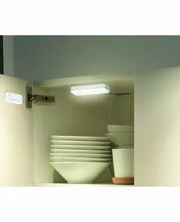 Přisazená nábytková svítidla Solight LED světélka do skříní, komod a zásuvek, 40lm , 2x AAA, 2ks v balení WL908