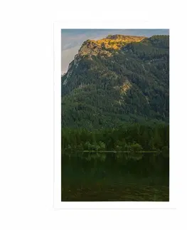 Příroda Plakát jezero u hoře