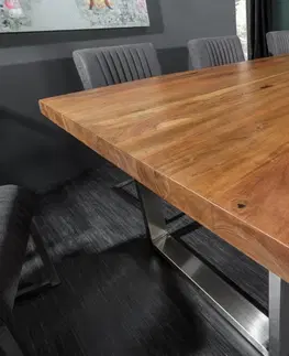 Jídelní stoly Deska pro jídelní stůl ATHAMÁS 6 cm Dekorhome 220 cm