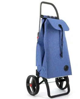 Nákupní tašky a košíky Rolser Nákupní taška na kolečkách I-Max Tweed 2 Logic RSG, modrá
