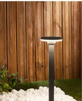 Stojací svítidla Nova Luce Zahradní lampa SUITE - 12 W, 480 lm, 3000 K, šedá NV 9207167