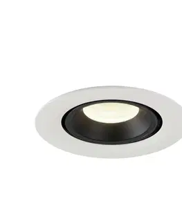 LED podhledová svítidla SLV BIG WHITE NUMINOS GIMBLE XS zápustné stropní svítidlo bílé/černé 4000 K 20° 1005858