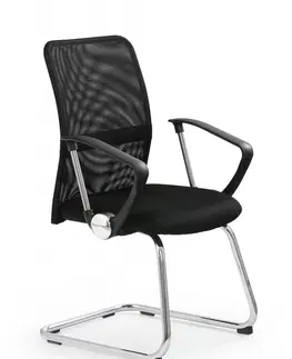 Kancelářské židle HALMAR Kancelářské křeslo Vera černé