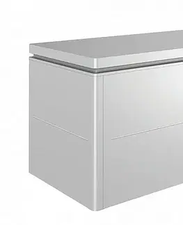 Úložné boxy Biohort Designový účelový box LoungeBox (stříbrná metalíza) 200 cm (2 krabice)