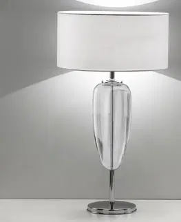 Stolní lampy Ailati Stolní lampa Zobrazit Ogiva 82 cm skleněný prvek čirý