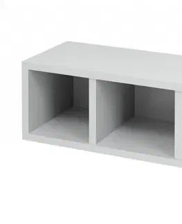 Koupelnový nábytek SAPHO ESPACE otevřená policová skříňka 20x60x22cm, bílá ESC140-3030
