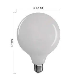LED žárovky EMOS LED žárovka Filament Globe / E27 / 18 W (150 W) / 2 452 lm / neutrální bílá ZF2181