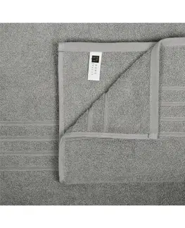 Ručníky Bavlněný ručník a osuška, Finer šedý 50 x 95 cm