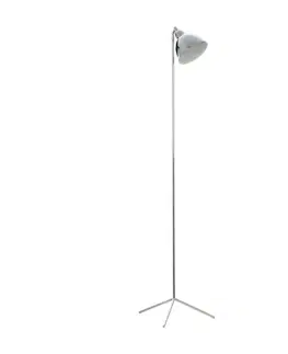 Stojací lampy se stínítkem ACA Lighting Floor&Table stojanové svítidlo TNK75093CR1F