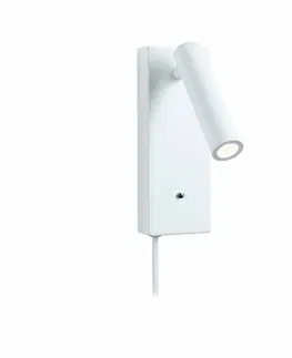 LED bodová svítidla PAULMANN LED nástěnné svítidlo 3-krokové-stmívatelné Hulda USB C 3000K 230V 2,5W stmívatelné bílá mat
