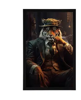 Zvířecí gangsteři Plakát zvířecí gangster tygr