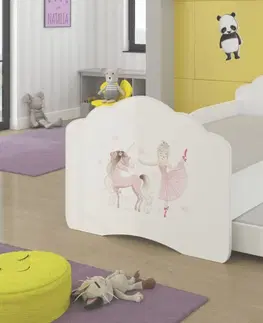 Postele ArtAdrk Dětská postel CASIMO II | s přistýlkou Provedení: Modrý medvídek