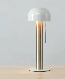 Stolní lampy Markslöjd Kovová stolní lampa Costa, bílá/niklová