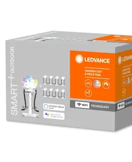 SmartHome venkovní dekorativní svítidla LEDVANCE SMART+ LEDVANCE SMART+ WiFi Garden Dot LED spot 9dílná sada
