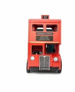 Dřevěné vláčky Le Toy Van Autobus London