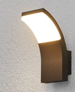 Venkovní nástěnná svítidla Lucande Venkovní nástěnné světlo Timm s LED