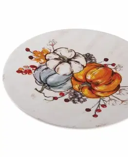 Sady nádobí Keramický talíř Pumpkin, 24,2 cm