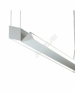 LED lustry a závěsná svítidla Výprodej vzorku Závěsné svítidlo ALONSO LED 3x 24,8W 3000K hliník (10152.20.AG.MP.3K) - BPM