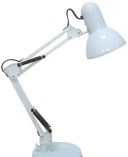 Stolní lampy do kanceláře Rabalux stolní lampa Samson E27 1x MAX 60W bílá 4211