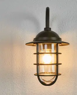 Venkovní nástěnná svítidla Lindby Nostalgická venkovní nástěnná lampa Naila