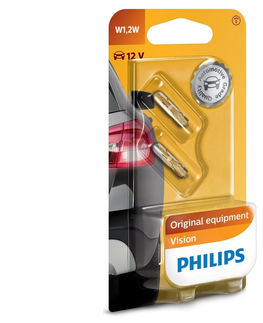 Žárovky Philips SADA 2x Autožárovka Philips VISION 12516B2 W1,2W W2x4,6d/1,2W/12V 