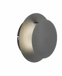 Designová nástěnná svítidla WOFI Nástěnné svítidlo Bayonne 1x 6,5W LED 430lm 3000K černá 4048-102R