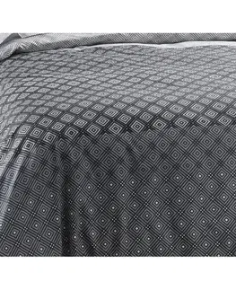 Povlečení BedTex Bavlněné povlečení Gincer šedá, 220 x 200 cm, 2 ks 70 x 90 cm