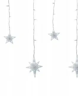 Vánoční řetězy a lamety Kontrast Vánoční světelný LED řetěz Girlanda 275 cm studená bílá