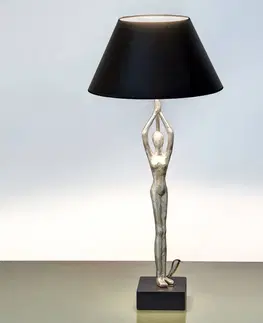 Stolní lampy Holländer Designová stolní lampa Ballerino s postavou