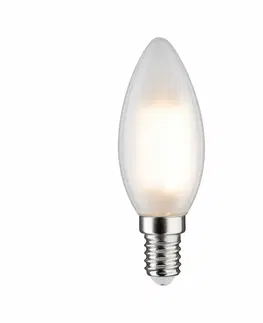 LED žárovky PAULMANN Filament 230V LED svíčka E14 5,9W 2700K stmívatelné mat 290.76