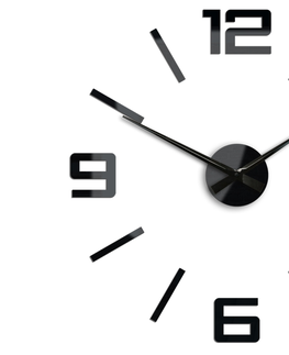 Nalepovací hodiny ModernClock 3D nalepovací hodiny Reden černé