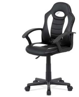 Kancelářské židle Dětská kancelářská židle GALLINAGO, bílá/černá
