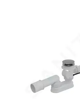 Koupelna RAVAK Odtokové systémy Vanová odtoková a přepadová souprava, délka 570 mm, bowden, chrom X01507
