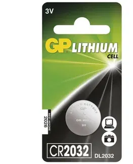 Jednorázové baterie GP Batteries GP Lithiová knoflíková baterie GP CR2032, blistr 1042203211