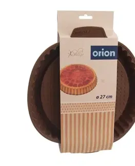 Pečicí formy Orion Forma silikon koláč pr. 27 cm hnědá 