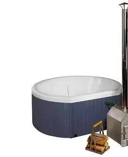 Vířivé bazény DEOKORK Dřevěná káď Hot tub WAVE (900L)