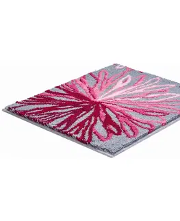 Koberce a koberečky Grund Koupelnová předložka Art růžovo-šedá, 50 x 60 cm