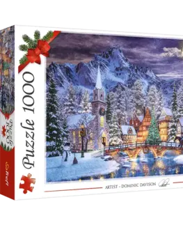 Hračky puzzle TREFL -  Puzzle 1000 - Vánoční atmosféra