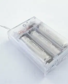 LED osvětlení na baterie DecoLED LED světelný řetěz, kovová srdce