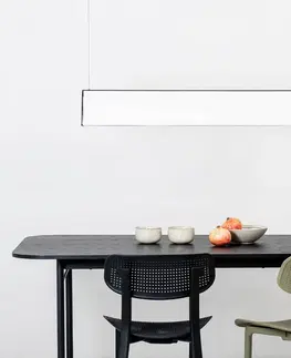 Závěsná světla FARO BARCELONA LED závěsné světlo Ludovico Surface, 115 cm, bílá