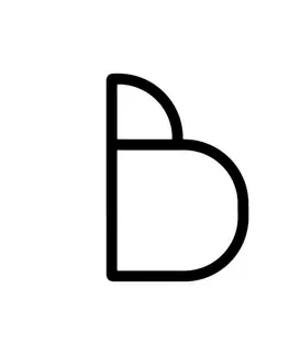 Designová nástěnná svítidla Artemide Alphabet of Light - velké písmeno B 1201B00A