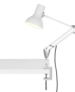Stolní lampy a lampičky s klipem Anglepoise Anglepoise Type 75 Mini světlo se svorkou, bílá