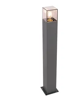 Venkovni stojaci lampy Venkovní lampa 70 cm antracitová s hrotem země a kabelovým pouzdrem - Dánsko