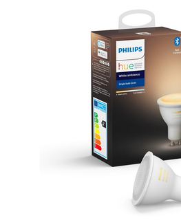Žárovky Philips LED Stmívatelná žárovka Philips Hue WHITE AMBIANCE 1xGU10/4,3W/230V 2200-6500K 