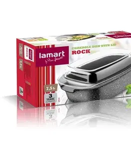 Pečicí formy Lamart LT1156 pekáč s poklicí Rock 7,5L